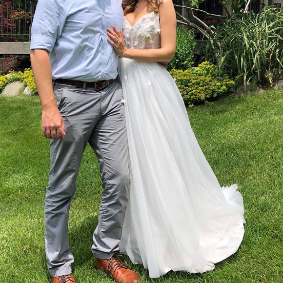 Custom made Bridal gown, bridal shower/prom dress - Picture 3 of 6